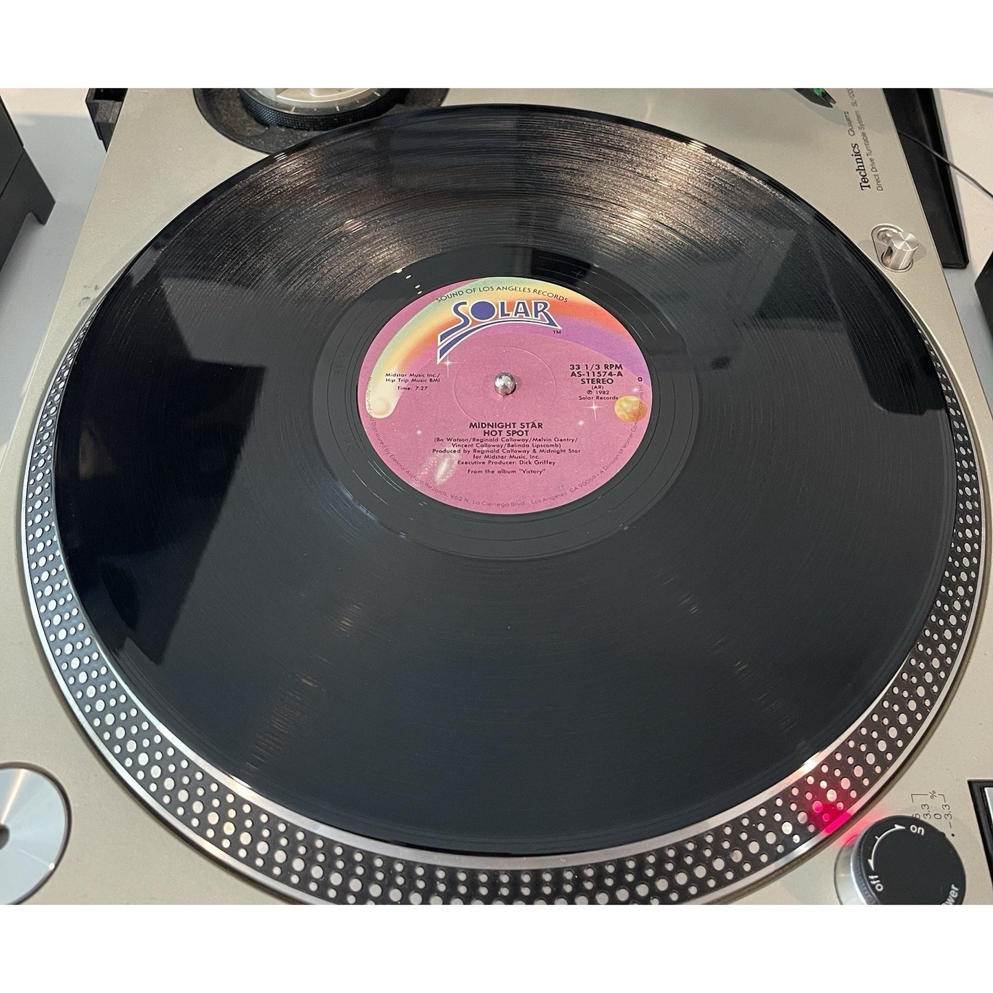 Midnight Star Hot Spot 33 RPM 12" Single Vinyl Out If Print Solar Records