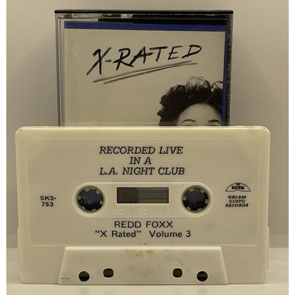 Redd Foxx X-Rated Volume 3 (Cassette) Rare Hard To Find Tape Comedy