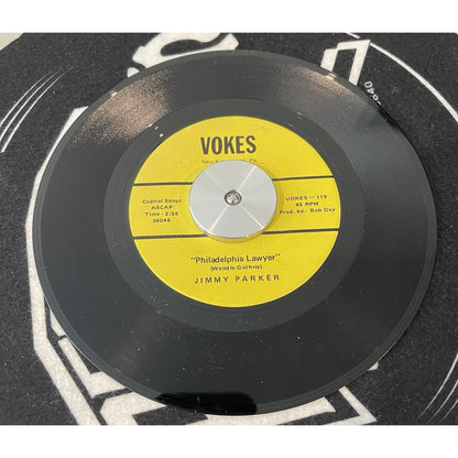 Country 45 RPM Vokes - Philadelphia Lawyer / Jimmy Parker On Vokes 7” Vinyl