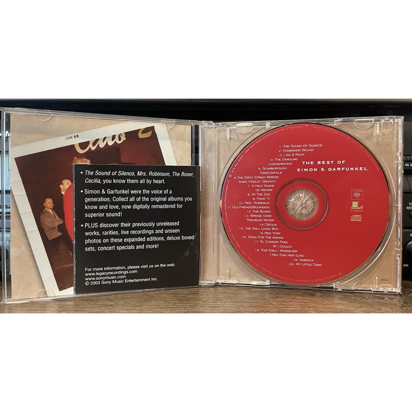 [81007] Simon & Garfunkel ‘The Best Of’ CD (1999 Sony)