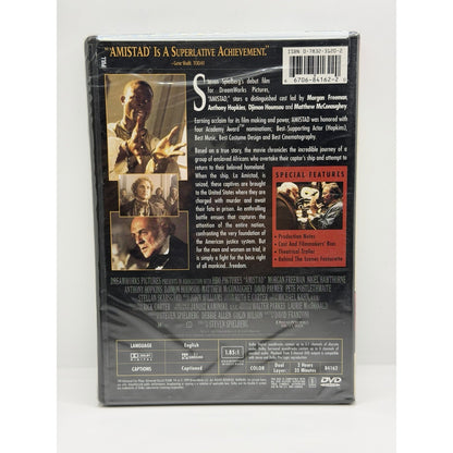 Amistad DVD - Steven Spielberg Morgan Freeman Djimon Hounsou Anthony Hopkins New