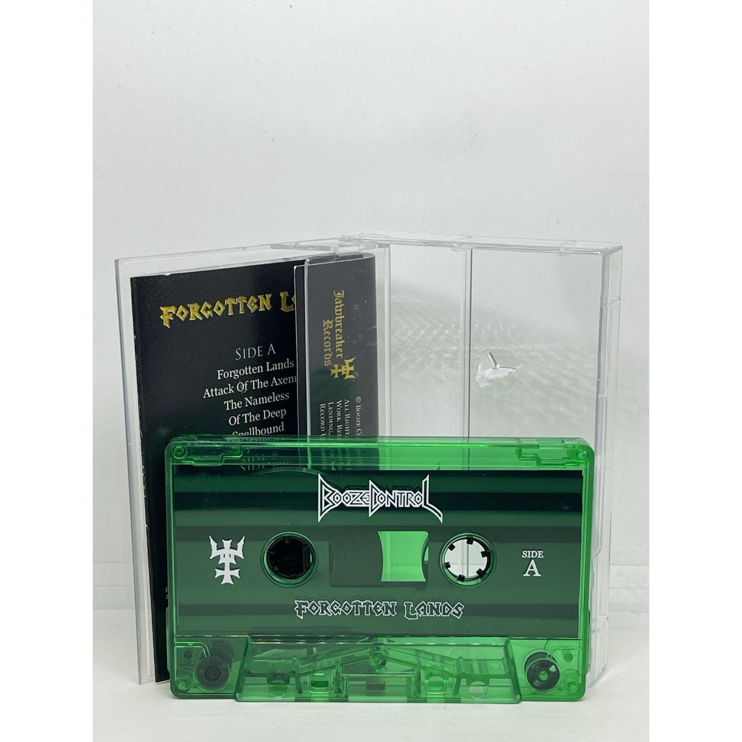 Booze Control Forgotten Lands Rare Album Cassette Tape 2019 Rock Heavy Metal