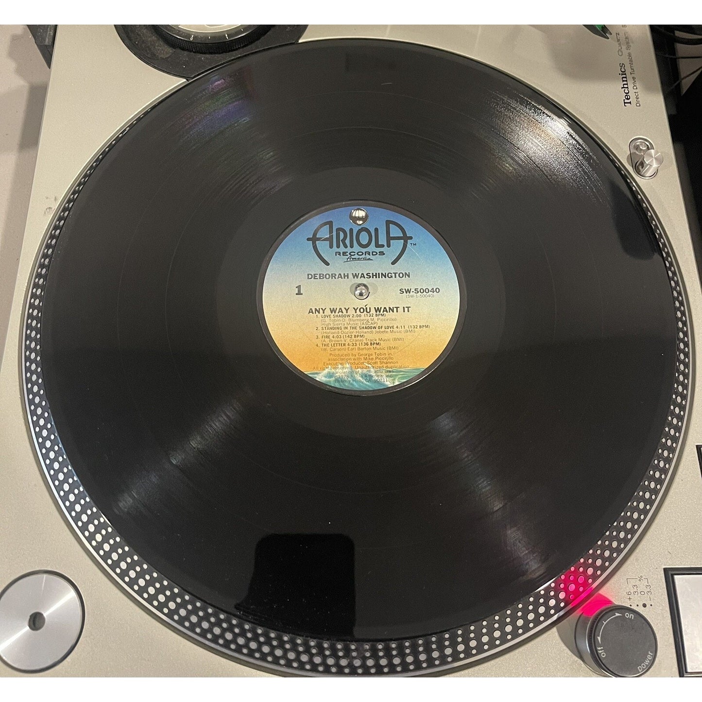 Deborah Washington Any Way You Want It LP Vinyl Record Used 1978 Ariola Funk
