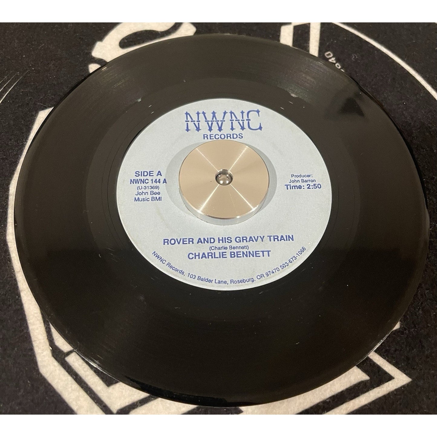 Rare HTF Charlie Bennett Rover And His Gravy Train 1974 Pop Folk Country Vinyl