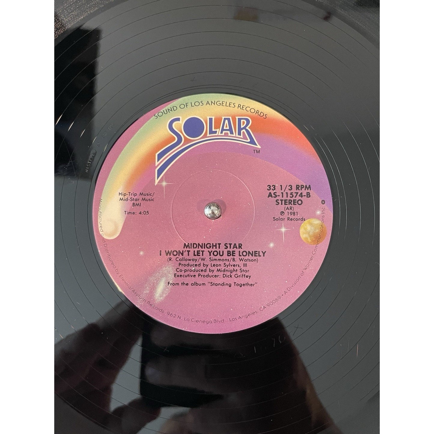 Midnight Star Hot Spot 33 RPM 12" Single Vinyl Out If Print Solar Records