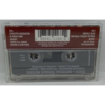 Death Individual Thought Patterns Cassette 1993 Relativity Records Rare Original