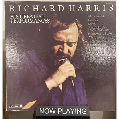 Richard Harris His Greatest Performances Dunhill DSX-50139 Vinyl LP Pop Folk