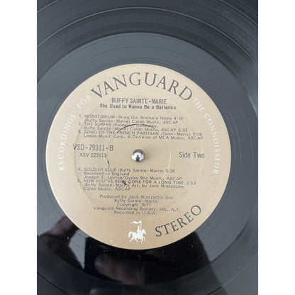 Buffy Sainte Marie She Used to Wanna Be a Ballerina Vinyl LP Record VSD79311