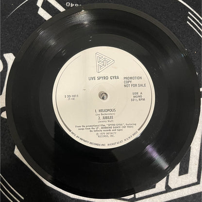 Live Spyro Gyra  Heliopolis & Jubliee Morning Dance 1979 Promo 7 Inch 33 RPM