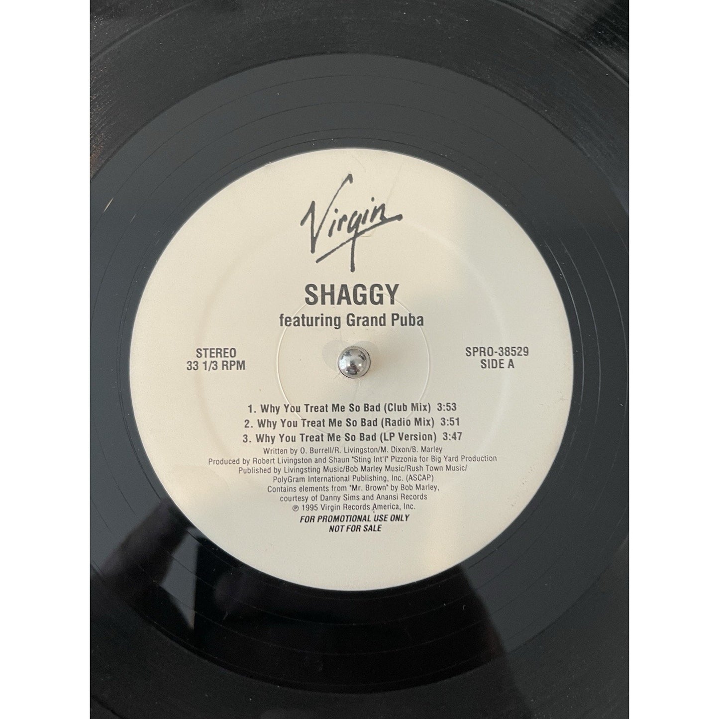 Lot of 2 Shaggy – Freaky Girl & Why You Treat Me So Bad 12" Vinyl Single Promo