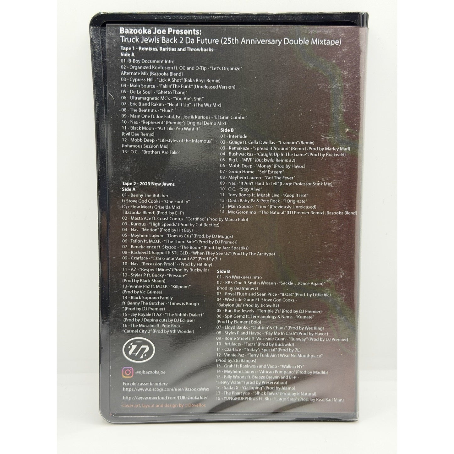 Very Rare Hard To Find Double Cassette Mixtape DJ Bazooka Joe Truck Jewls