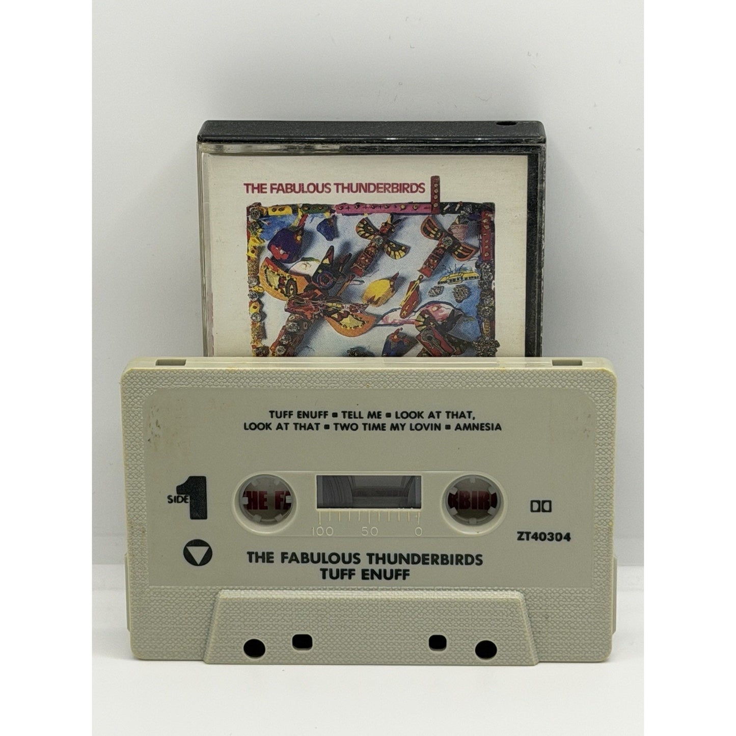 Vintage The Fabulous Thunderbirds Tuff Enuff Cassette 1986 Preowned