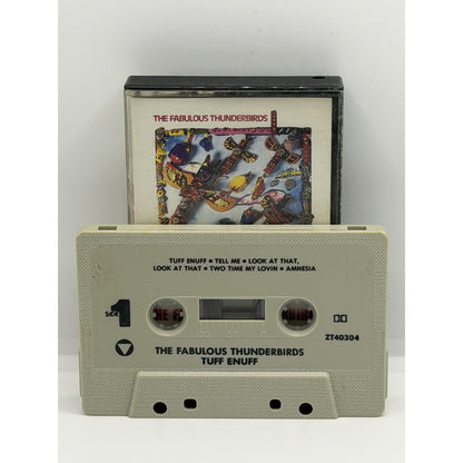 Vintage The Fabulous Thunderbirds Tuff Enuff Cassette 1986 Preowned