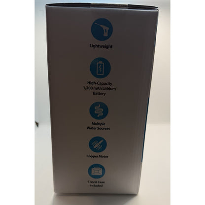 Brookstone Cordless High-Pressure Washer Portable Rechargeable - Brand New