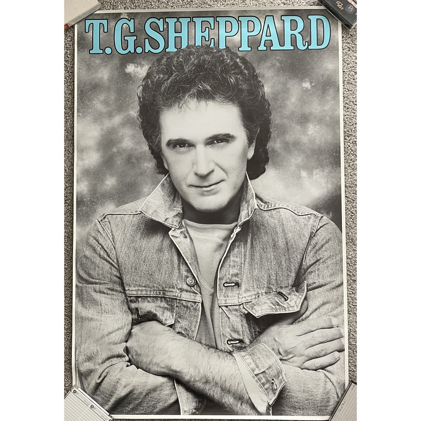 TG Sheppard Rare Original Vintage Promo Poster Warner Bros. Country Music 1984