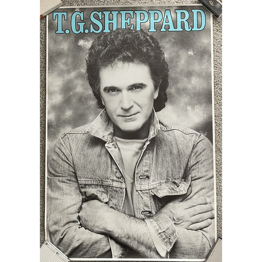 TG Sheppard Rare Original Vintage Promo Poster Warner Bros. Country Music 1984