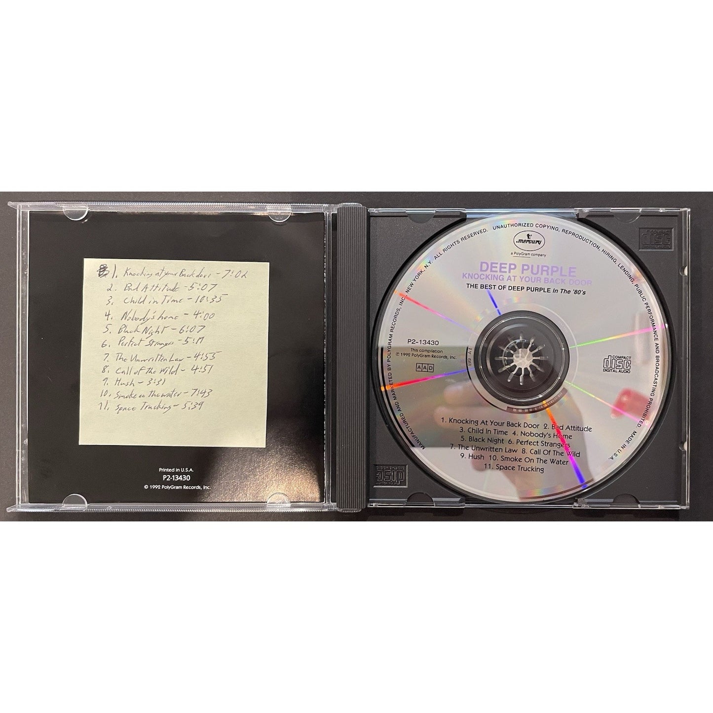 Deep Purple ~ Knocking at Your Back Door: Best of Deep Purple in the 80's ~ CD