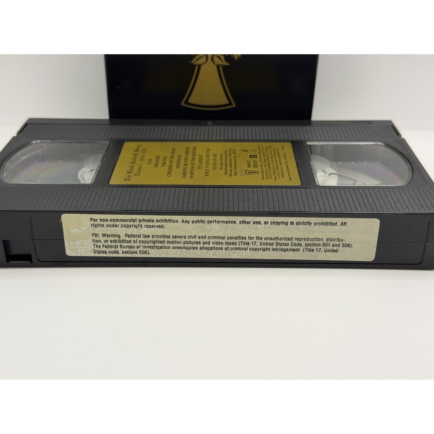 The Black Sabbath Story Volume 1 1970-1978 VHS 1991 Ozzy Osbourne Tony Iommi