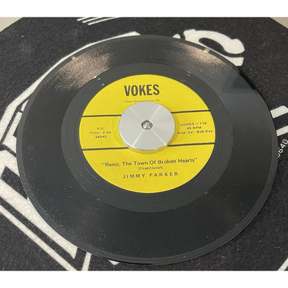 Country 45 RPM Vokes - Philadelphia Lawyer / Jimmy Parker On Vokes 7” Vinyl