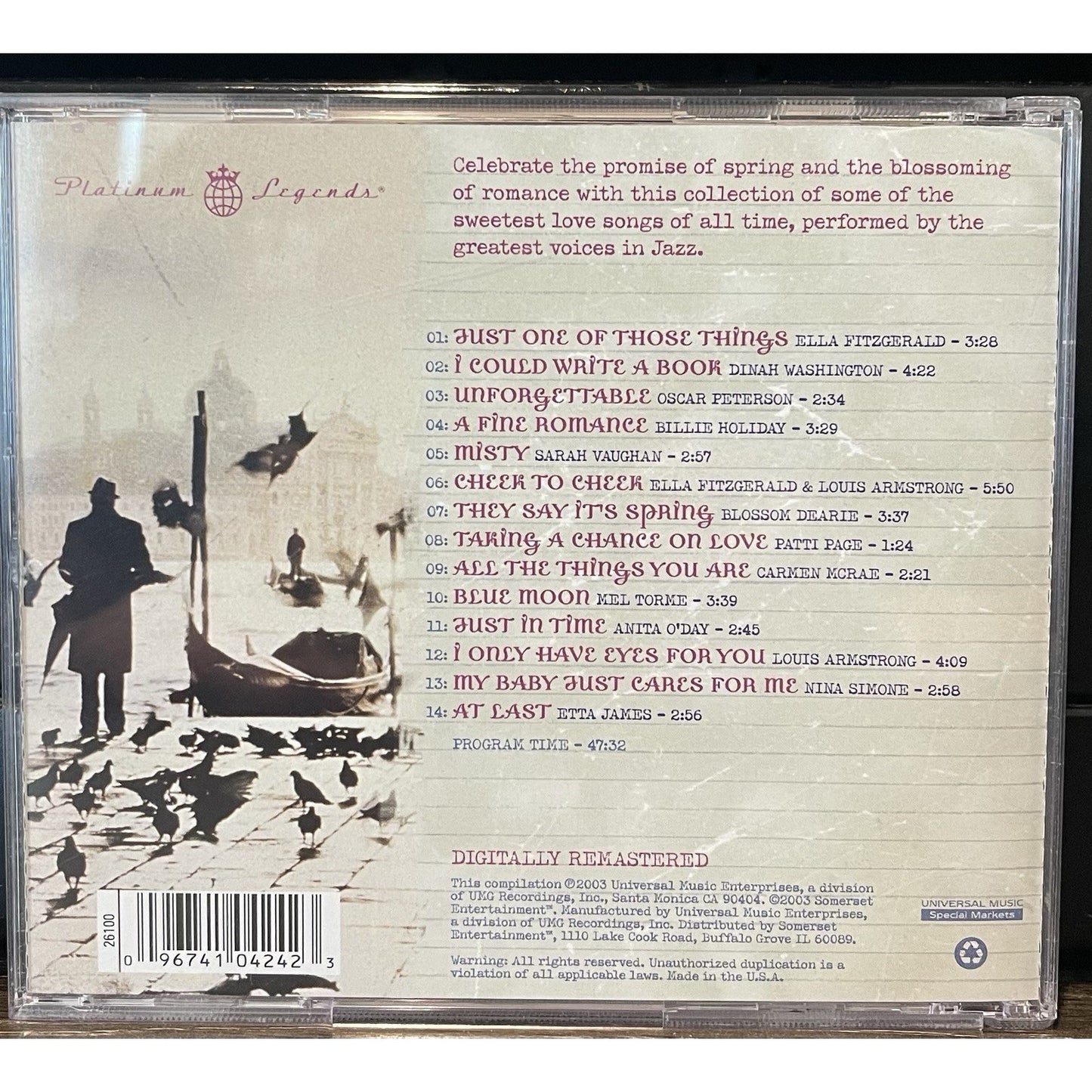 Various Artists [Performer]; Etta , Solitudes: Spring Romance, Audio CD