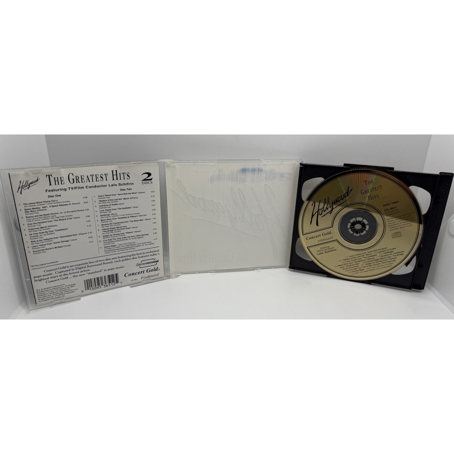 Hollywood The Greatest Hits Movie Music Themes 1994 Preowned Soundtracks