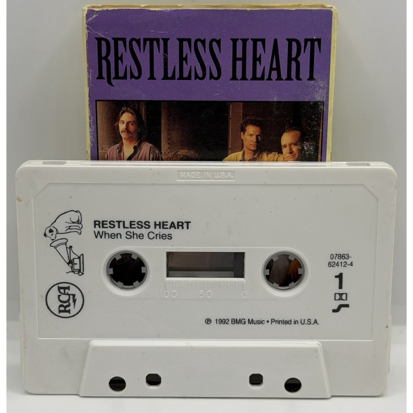 When She Cries [Single] by Restless Heart (Cassette, Nov-1992, RCA) Country