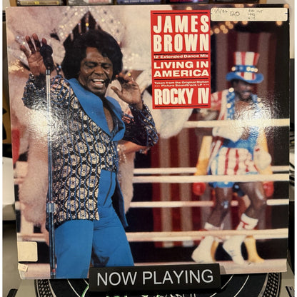James Brown - Living In America (12" Extended Dance Mix) Rocky IV Scotti Bros.