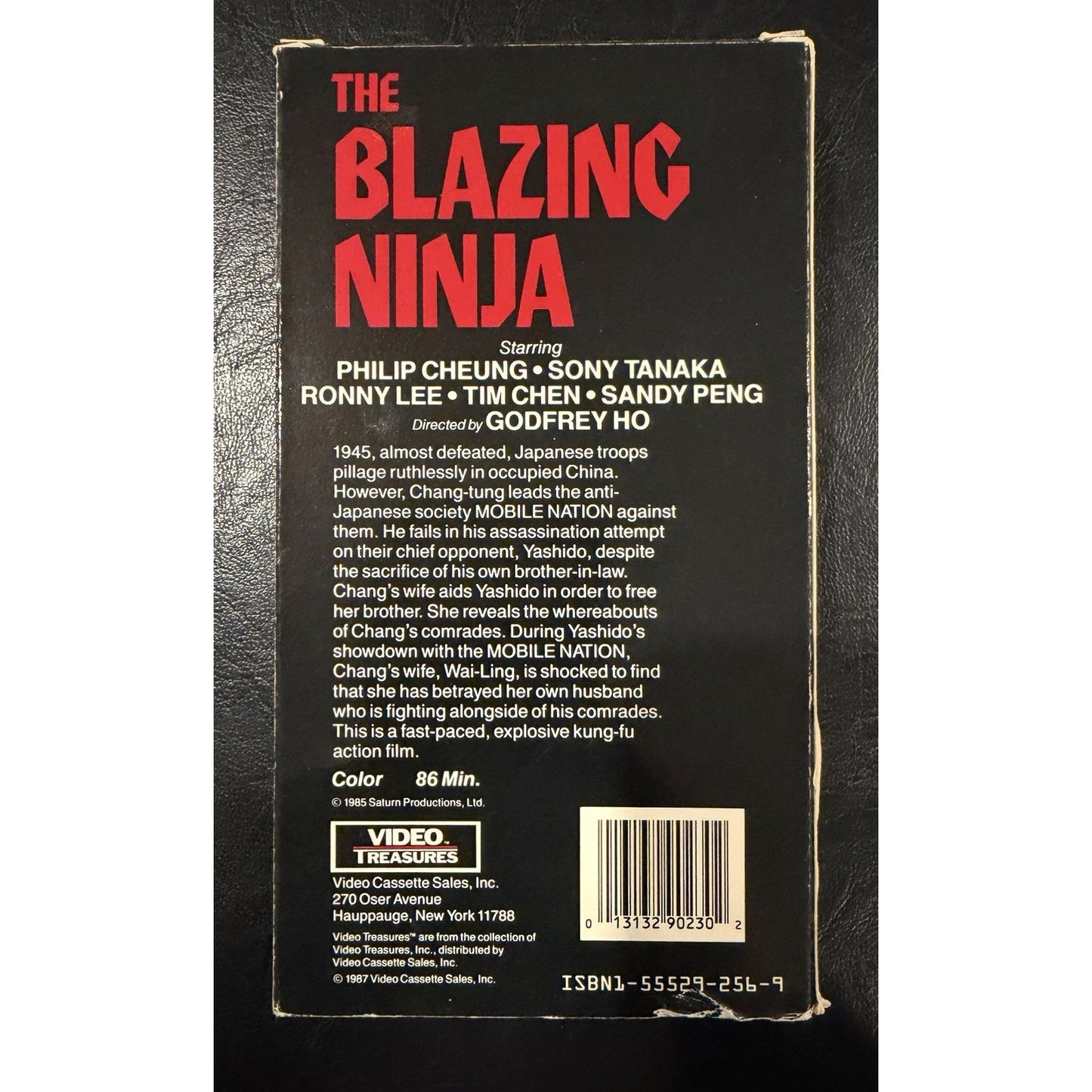 The Blazing Ninja (VHS, 1987) Philip Cheung, Sony Tanaka, Godfrey Ho