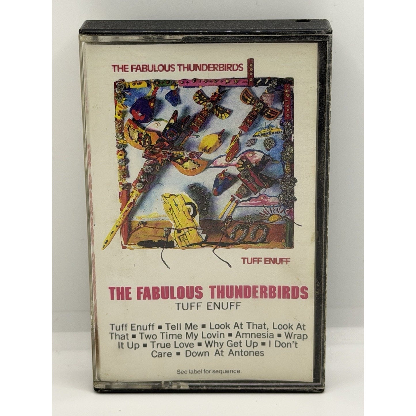 Vintage The Fabulous Thunderbirds Tuff Enuff Cassette 1986 Preowned