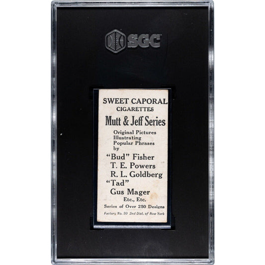 1906-11 Sweet Caporal Mutt & Jeff I’m The Guy That Done It All #7 SGC 3.5 VG+