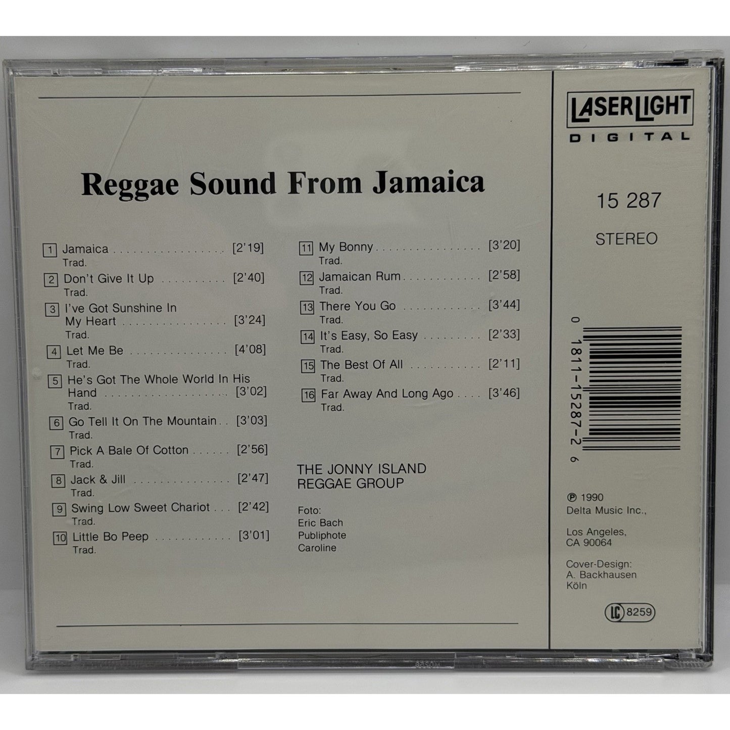 The Jonny Island Reggae Group Reggae Sound From Jamaica CD