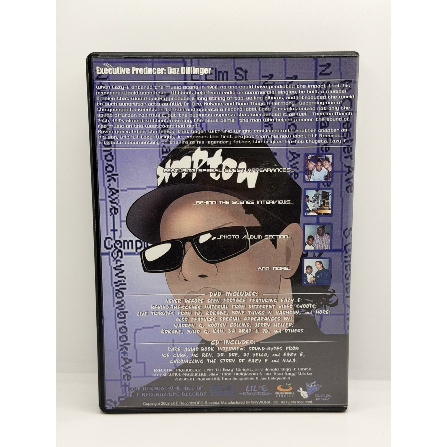 Eazy-E: Lil E Presents the Life and Timez of Eric Wright (DVD, 2004) & Audio CD
