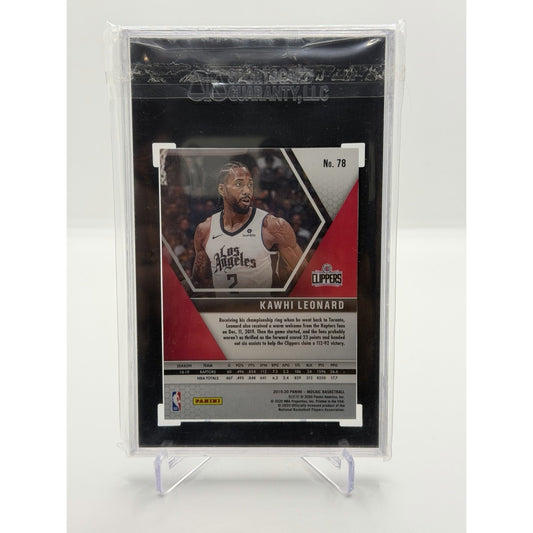 2019-20 Panini Mosaic Kawhi Leonard #78 Basketball Card SGC 9.5 Mint LA Clippers
