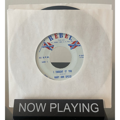 Rare Rebel Records Release Mary Ann Speece I Thought Of You / Two Empty Arms
