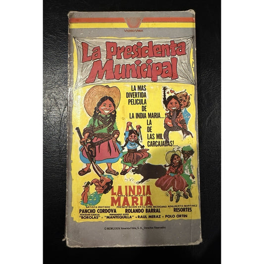 La Presidenta Municipal - La India Maria, VHS Preowned Spanish Mexico Plays