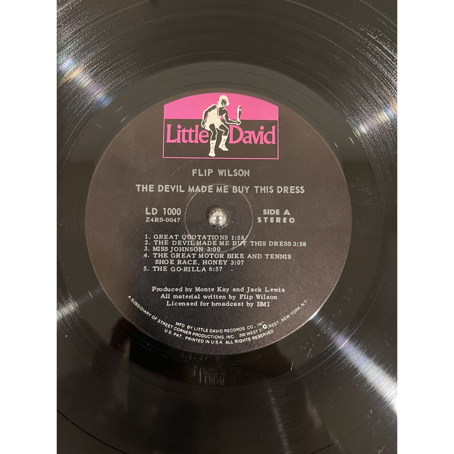 The Devil Made Me Buy This Dress By Flip Wilson (LD 1000) Vinyl LP Record Comedy