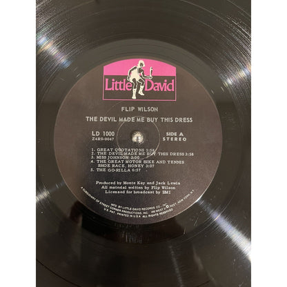 The Devil Made Me Buy This Dress By Flip Wilson (LD 1000) Vinyl LP Record Comedy