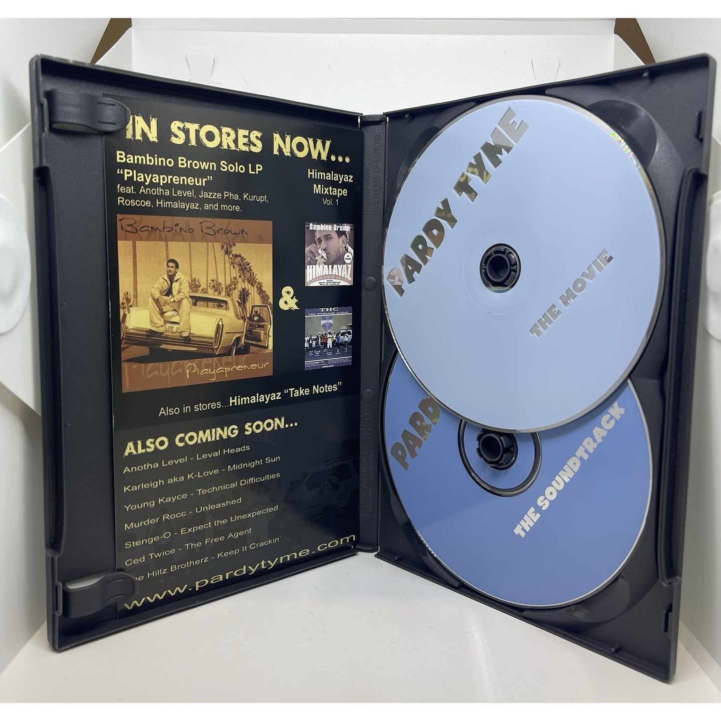 Pardy Tyme : The Movie - Bambino Brown XZIBIT (Himalayaz) DVD And CD Soundtrack