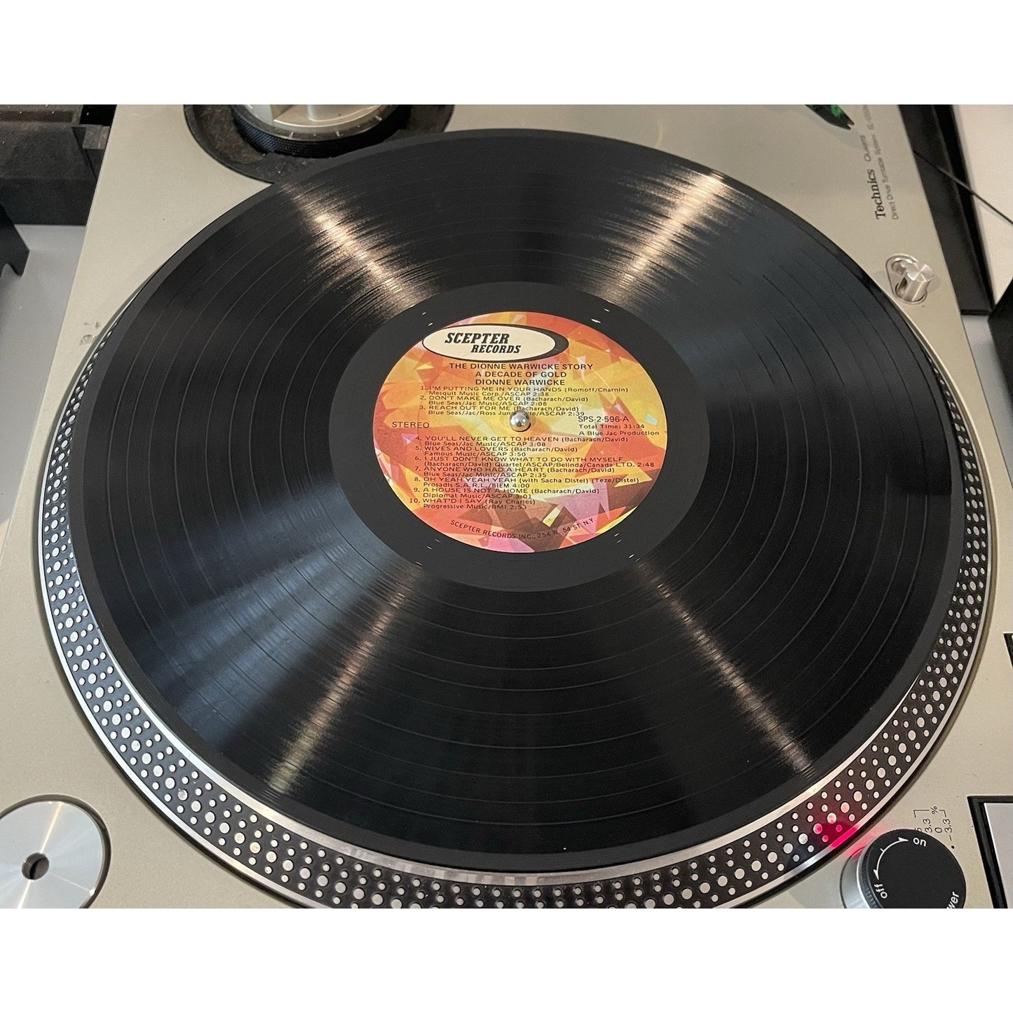The Dionne Warwicke Story A Decade Of Gold 1971 Double LP Record SPS2596 Origina