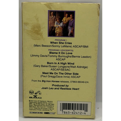 When She Cries [Single] by Restless Heart (Cassette, Nov-1992, RCA) Country