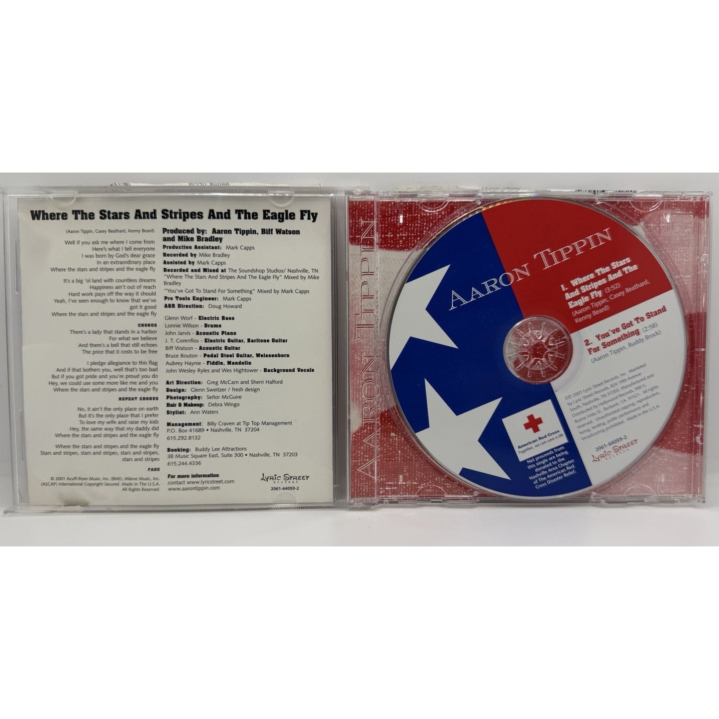 Aaron Tippin CD Lot (2) Lookin' Back At Myself + Where the Stars And Stripes...