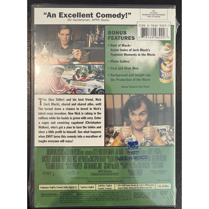 Envy, Ben Stiller, Jack Black, Rachel Weisz, Christopher Walken, Amy Poehler