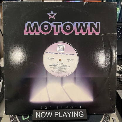 Georgio Car Freak Promo Single Vinyl Record LP Electronic Funk Soul Motown 1989