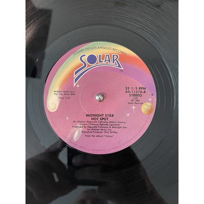 Midnight Star Hot Spot 33 RPM 12" Single Vinyl Out If Print Solar Records