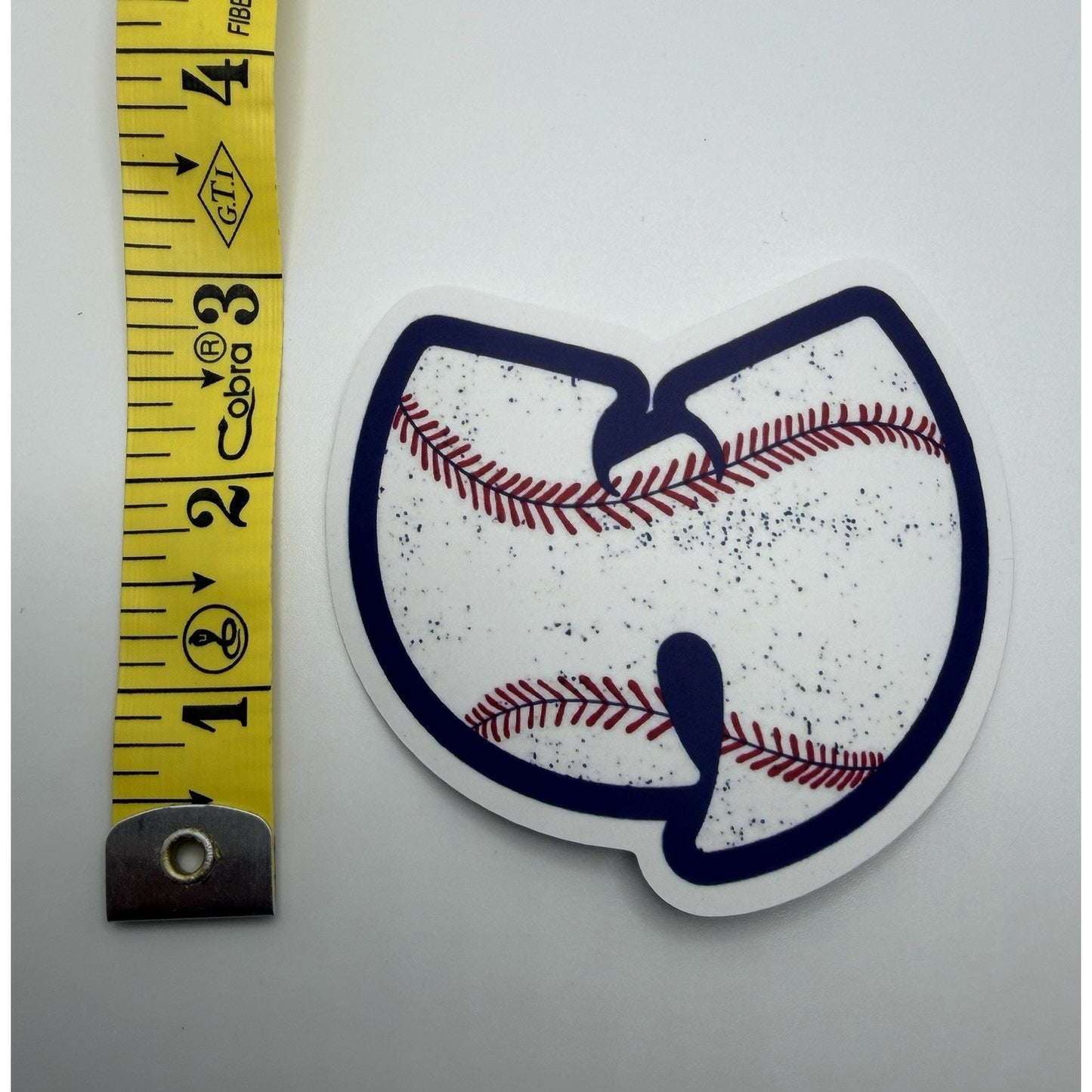 Wu-Tang Baseball Sticker Very High Quality Hip Hop 3” Matte Finish Lot Of 5