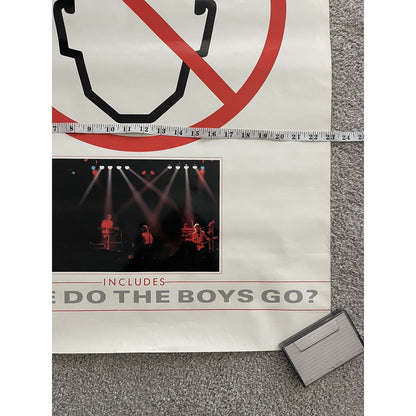 Rare 1980s Men Without Hats Folk Of The 80s Poster 23” X 35” Original Vintage