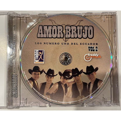 Very Rare Preowned Out of Print CD Amor Brujo Los Numero Uno Del Ecuador 2005