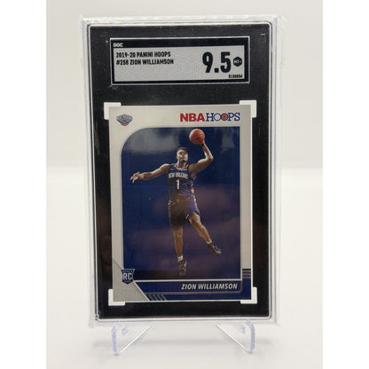Zion Williamson 2019-2020 Panini Hoops Rookie Card #258 SGC 9.5