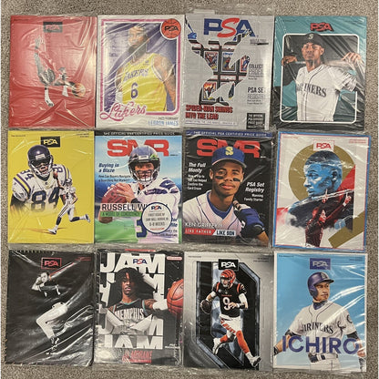 PSA Magazine Lot of 12 2021-2023 LeBron Jordan Mbappe Morant Jeter + More
