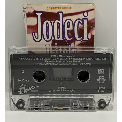 Jodeci – Lately Cassette Single 1993 MCA Uptown Records R&B Soul
